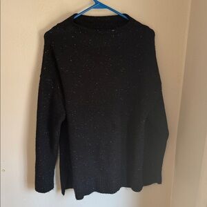 Well Worn Black Crew Neck Sweater